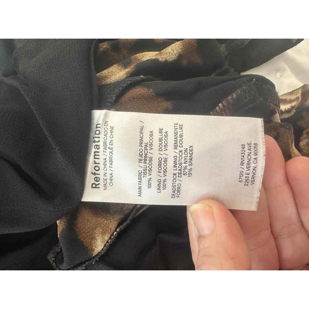 NWOT Reformation Katalina Floral Dress Sz 10 - Picture 9 of 10